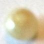 Margele plastice alb murdar 6 mm