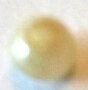 Margele plastice alb murdar 3 mm