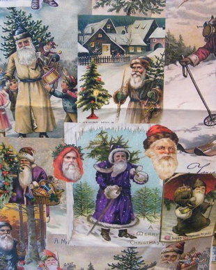 Cupon bumbac-vintage Christmas