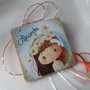 Martisor din lemn cu nume