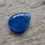 Cabochon opal albastru african 25x22 mm