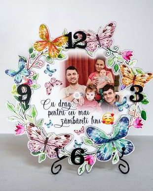 Ceas personalizat cu fotografie, CL1024