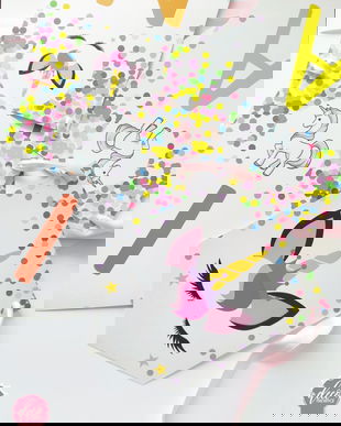 Banner Unicorn, banner zi de nastere, Banner La multi ani, banner copii, la multi ani, banner petrecere