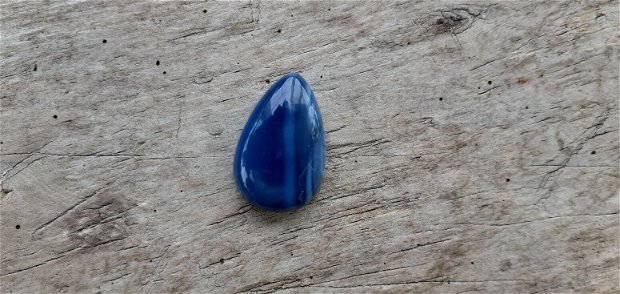 Cabochon opal albastru african 30x20 mm
