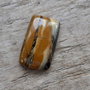 Cabochon jasp mookaite, 25x17x4 mm