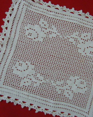 Mileu cu trandafiri 27/27 cm