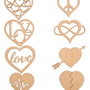 Set 3 inimi Valentine`s Day