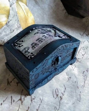 Cutie bijuterii shabby roses