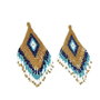 Pandantiv handmade toho auriu - multi 66x26x2mm GSLAK 749