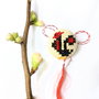 Martisor  traditional brodat manual - Martisor romanesc