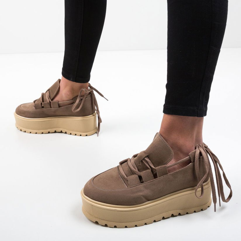 Pantofi Casual Dreaam Khaki