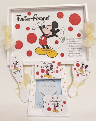 Tava personalizata mot, cu tema Minnie Mouse