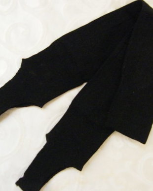 Nou--jambiere negre elastice