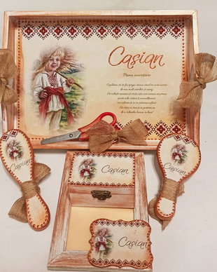 Tava personalizata mot, cu tema Traditionala