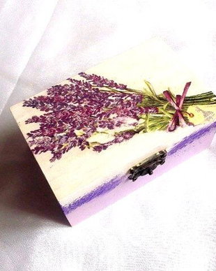 Cutie din lemn decorata 23610