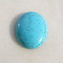 Cabochon 2 din turcoaz reconstituit aprox 40x30x7.5 mm