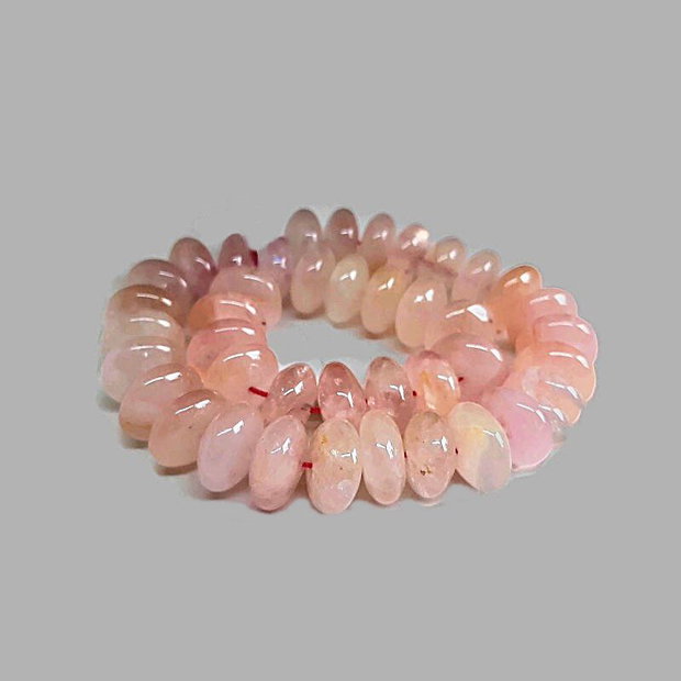 Cuart roz rondele, discuri mari 14x7mm GSLAK-T 038.6