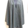 Noua-capa,poncho -tartan