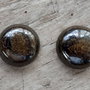 Cabochon bronzit, 14 mm (2 buc)