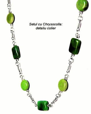 Set cu Chrysocolla  ( 381)