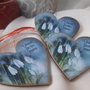 Martisor brosa cu ghiocei - pentru mama