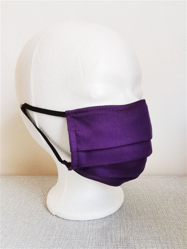 masca din bumbac violet & TNT, cu sarma modelatoarea