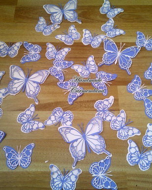 Fluturi mari decorativi