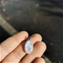 Pandantiv Piatra Lunii (Moon Stone) unicat, 100% natural cu agatatoare din metal rodiat