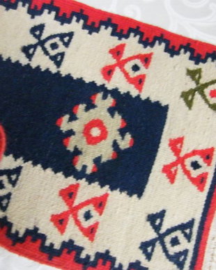 Covoras rustic de lana