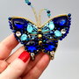 Brosa - Fluture ROYAL Blue