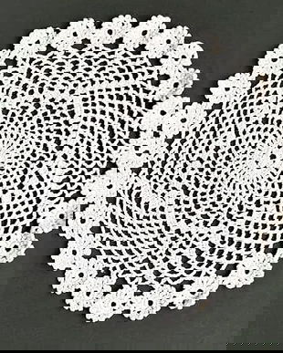 mileu crem dantela crosetata manual