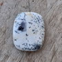 Cabochon opal dendritic, 27x22 mm