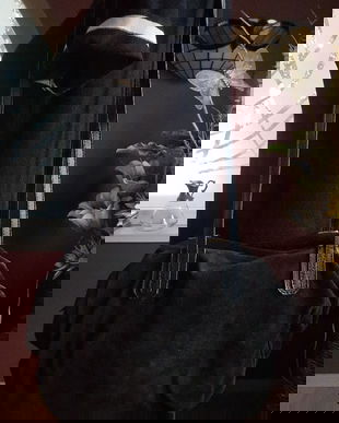 GEANTA  LA SALAMANDRA ITALIA PIELE NATURALA ANTILOPA