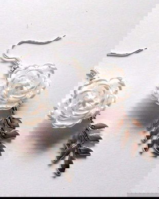 cercei cu trandafiri 37692