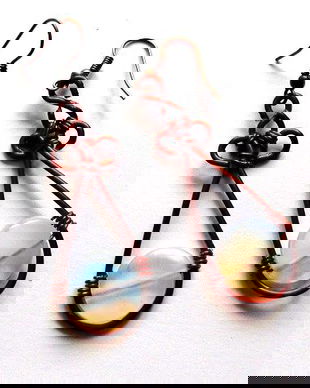 cercei cu cupru si piatra lunii 37708