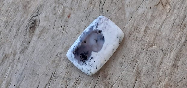 Cabochon opal dendritic, 30x20 mm