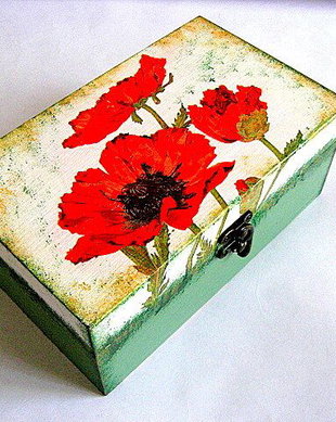 cutie lemn decorata 18941