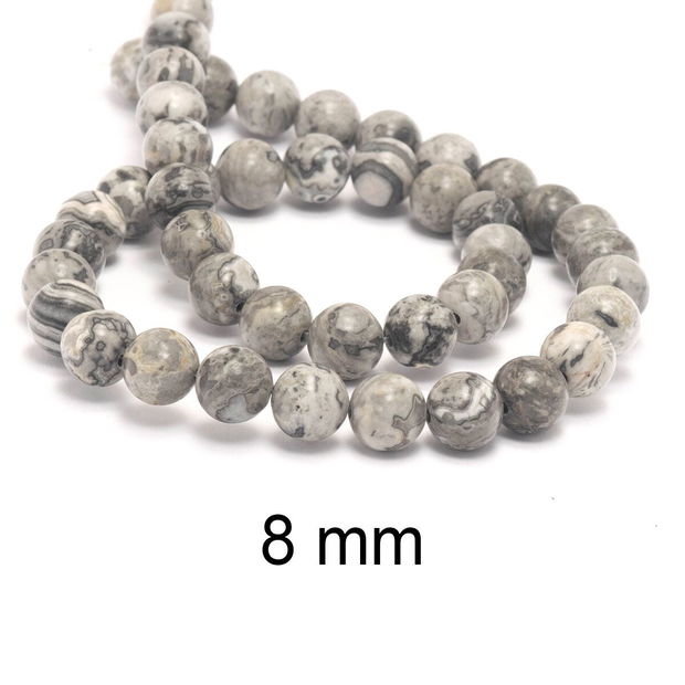 Jasper, 8 mm, M-046