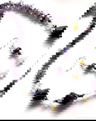 set piatra lunii si agate mov 37864