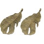 Pandantiv metalic, bronz, pana, 49x24 mm