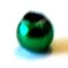 Margele metalice verde 3 mm