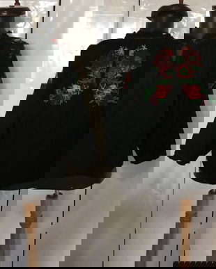 ZARA BLUZA BOHO BUMBAC BRODERIE 3D