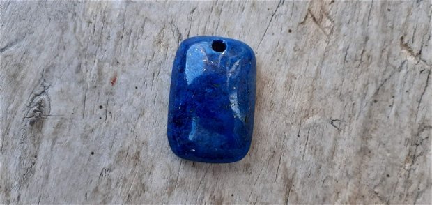 Pandantiv lapis lazuli, 30x20x7-8 mm