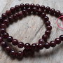 Granat 6 mm, sirag (62 buc)  REZERVAT
