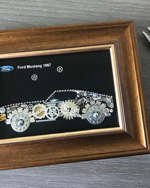 Masina Ford Mustang 1967 Cod M 500, Cadouri masini, Cadouri barbati, Accesorii aurii, Breslo, Unicdesign