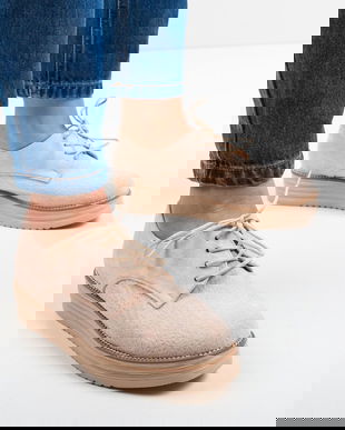 Pantofi Casual Benit Bej