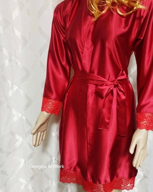Halat din satin lycrat + personalizare optionala