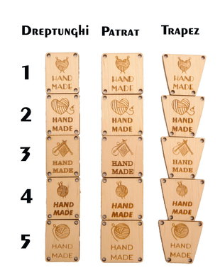 Eticheta handmade personalizabilă