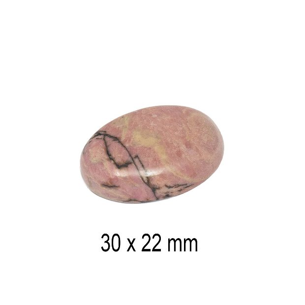 Cabochon Rodonit, 30 x 22 mm, A153