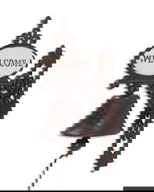 Clopot din fonta cu "WELCOME"